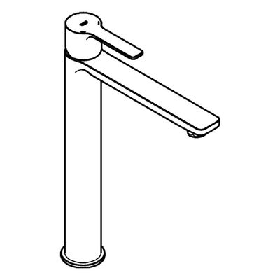 Grohe Einhand-Waschtischbatterie Lineare 23405_1 XL-Size hard graphite gebürstet, Farbe hard graphite Bild 4