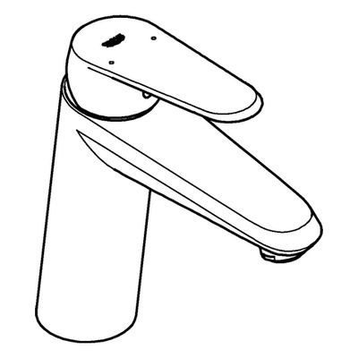 Grohe EH-WT-Batterie Eurodisc C 23449_2 mittelhohe Ausführ. glatter Körper, Farbe chrom Bild 4