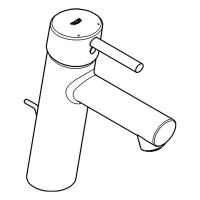 Grohe EH-Waschtischbatterie Concetto 23450_1 mittelhohe Ausführung, Farbe chrom Bild 4