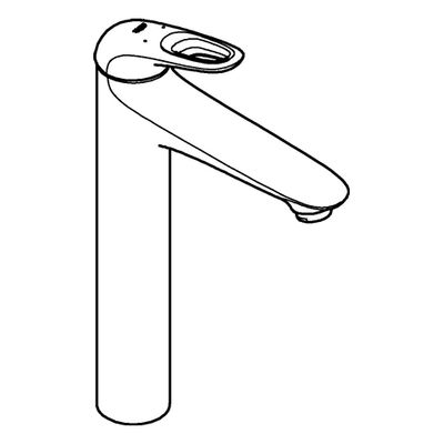 Grohe EH-WT-Batterie Eurostyle 23570_3 23570 XL-Size gl.Körper moon white /, Farbe chrom Bild 4