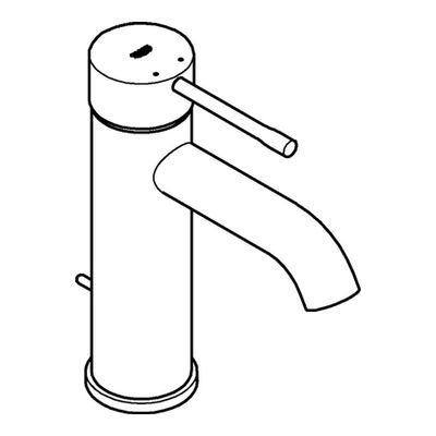 Grohe Einhand-Waschtischbatterie Essence 23589_1 S-Size, Farbe silberfarben Bild 4