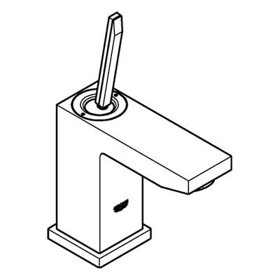 Grohe EH-Waschtischbatterie Eurocube Joy S-Size glatter Körper, Farbe chrom Bild 4
