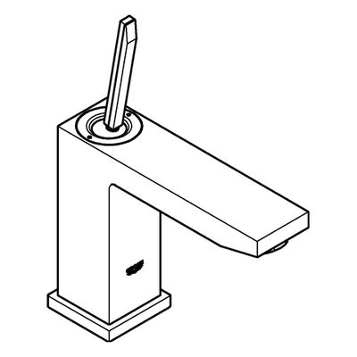 Grohe EH-Waschtischbatterie Eurocube Joy M-Size glatter Körper, Farbe chrom Bild 4