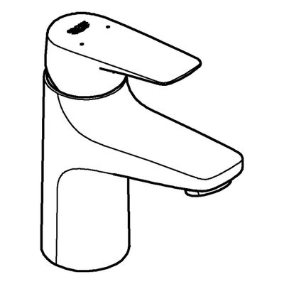 Grohe EH-Waschtischbatterie BauFlow S-Size glatter Körper, Farbe chrom Bild 4
