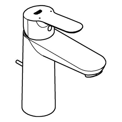 Grohe Einhand-Waschtischbatterie Baüdge M-Size, Farbe silberfarben Bild 4