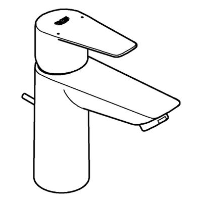 Grohe Einhebel-Waschtischbatterie Baüdge, M-Size, verchromt, 106 mm, Farbe chrom Bild 4