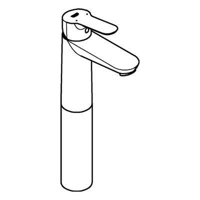 Grohe Einhand-Waschtischbatterie Baüdge XL-Size, Farbe silberfarben Bild 4