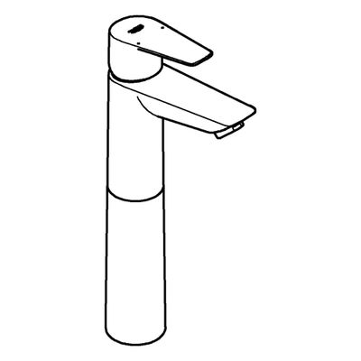 Grohe EH-Waschtischbatterie Baüdge 23761_1 XL-Size glatter Körper, Farbe chrom Bild 4