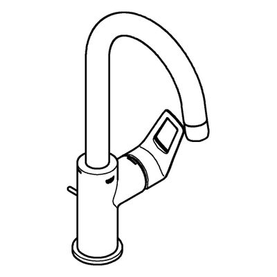 Grohe EH-Waschtischbatterie BauLoop 23763_1 L-Size, Farbe chrom Bild 4