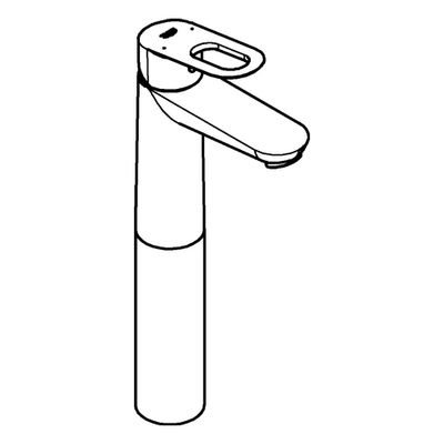 Grohe Einhand-Waschtischbatterie BauLoop XL-Size, Farbe silberfarben Bild 4