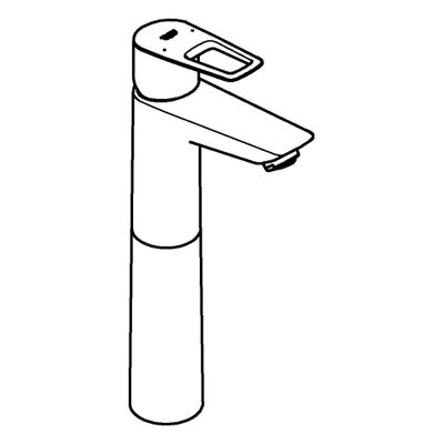 Grohe EH-Waschtischbatterie BauLoop 23764_1 XL-Size glatter Körper, Farbe chrom Bild 4