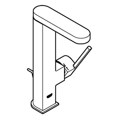 Grohe EH-WT-Batterie Plus 23851_3 L-Size schwenkbarer Auslauf, Farbe supersteel Bild 4