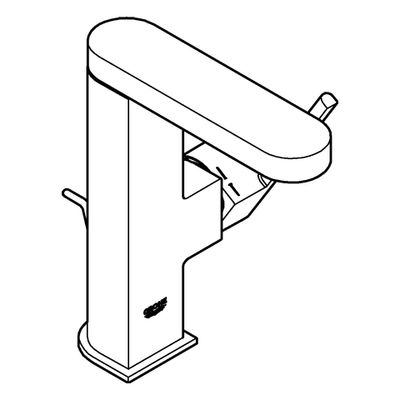 Grohe EH-WT-Batterie Plus 23871_3 M-Size schwenkbarer Auslauf, Farbe chrom Bild 4