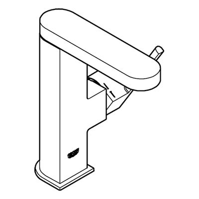 Grohe EH-WT-Batterie Plus 23872_3 M-Size Push-open Ablaufgarnitur, Farbe chrom Bild 4