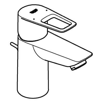 Grohe EH-WT-Batterie BauLoop 23877_1 S-Size Durchfluss 3,5l/min, Farbe chrom Bild 4