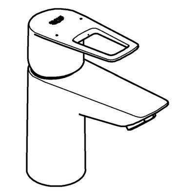 Grohe EH-WT-Batterie BauLoop 23878_1 S-Size PushOpen Ablaufgarnitur, Farbe chrom Bild 4