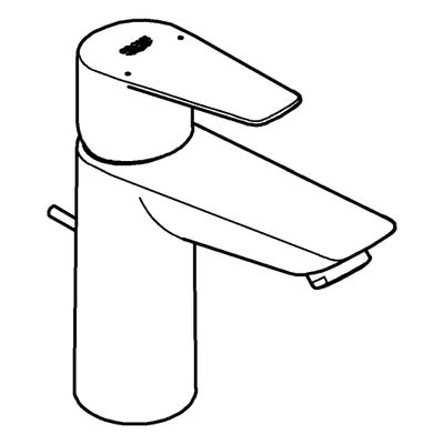 Grohe EH-Waschtischbatterie Baüdge 23902_1 M-Size Durchfluss 3,5l/min, Farbe chrom Bild 4