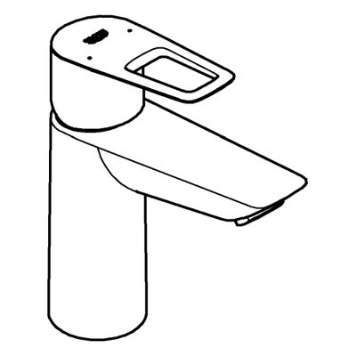 Grohe EH-Waschtischbatterie BauLoop 23917_1 M-Size glatter Körper, Farbe chrom Bild 4