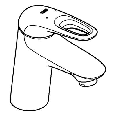 Grohe EH-WT-Batterie Eurostyle 23929_3 S-Size Push-open Abl.grt. Hebel ohne, Farbe chrom Bild 4
