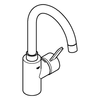 Grohe EH-WT-Batterie Eurosmart C 23933_1 L-Size Push-open Ablaufgarnitur, Farbe chrom Bild 4