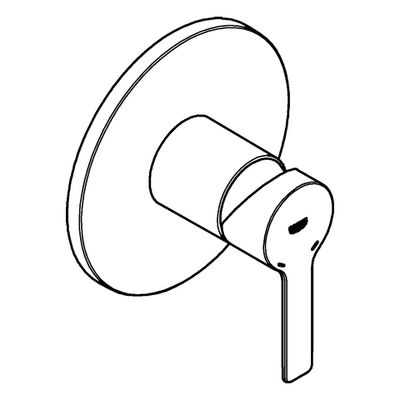 Grohe Farbset Einhebel-Brausebatterie Lineare, für Rapido SmartBox, verchromt, 175 x 200 x 112 mm, Farbe chrom Bild 4