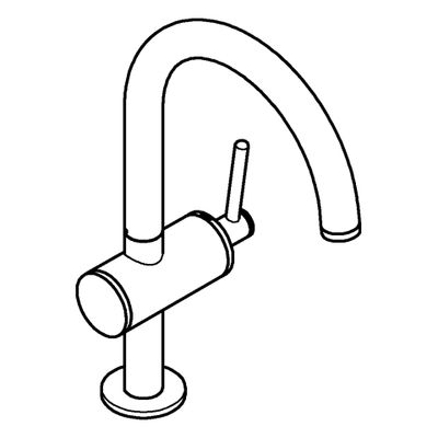 Grohe Einhand-Waschtischbatterie Atrio 24362 L-Size hard graphite gebürstet, Farbe hard graphite Bild 4