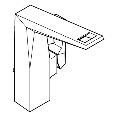 Grohe EH-WT-Batt. Allure Bril. PC 24400 L-Size Griff Raendelstruktur, Farbe chrom Bild 4