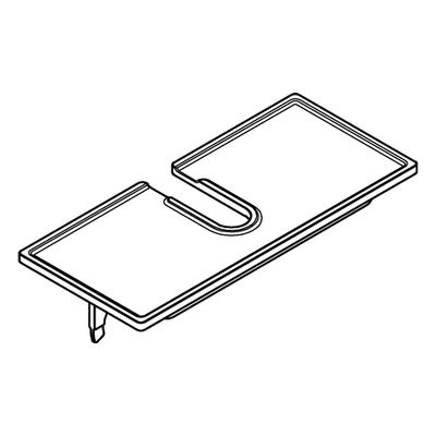Grohe Ablage EasyReach 26362, 65 x 130 mm, Farbe weiß Bild 3