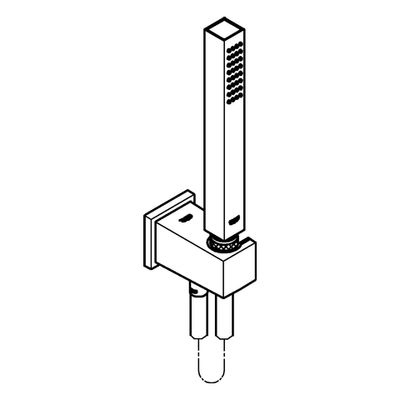 Grohe Brausegarnitur Euphoria Cube Stick, eigensicher, Farbe chrom Bild 4