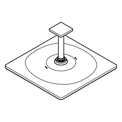 Grohe KopfbrSet Rainshower 310 Mono Cube DA 142 mm 1 Strahl 7,5l/min, 191 x 425 x 310 x 191 mm, Farbe chrom Bild 4