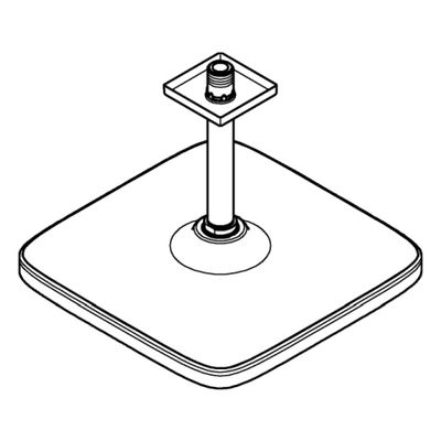 Grohe Kopfbrausenset Tempesta Cube 250 DA 142 mm 1 Strahl 9,5l, 193 x 250 x 193 mm, Farbe chrom Bild 4