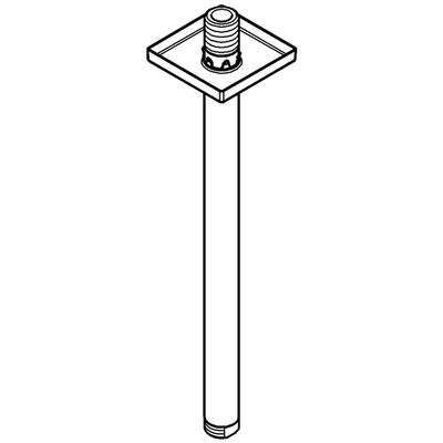 Grohe Deckenauslass Rainshower eckige Rosette Laenge, 292 mm, Farbe chrom Bild 4