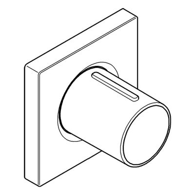 Grohe Unterputzventil Grohtherm F 1-fach FMS, für Einbaubox, 70 x 70 x 51 mm, Farbe chrom Bild 4