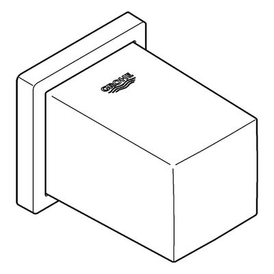 Grohe Wandanschlussbogen Euphoria Cube Aussengewinde eigensicher, 66 mm, Farbe chrom Bild 4