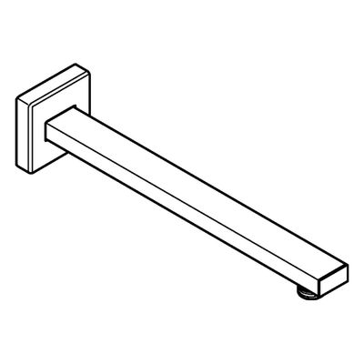 Grohe Brausearm Rainshower Ausladung, 286 mm, Farbe chrom Bild 3