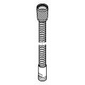 Grohe Brauseschlauch 2000 mm, für Wannenrand / Fliesenbank, verchromt, Farbe chrom Bild 3