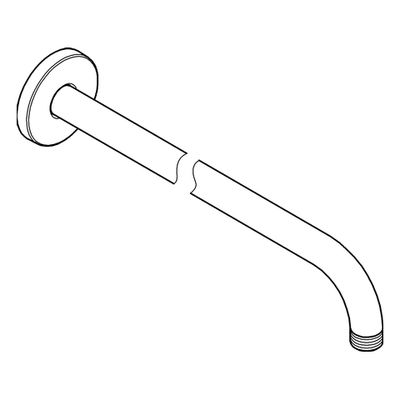 Grohe Brausearm Rainshower modern DN 15 Ausladung 380 mm, 380 x 380 mm, Farbe chrom Bild 4