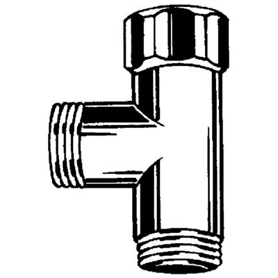 Grohe T-Stück 1/2", für Relexa, Farbe chrom Bild 3