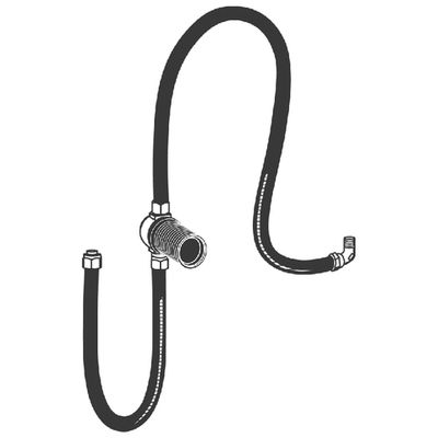 Grohe Anschlussgarnit. Talentofill, mit UP-Rohrunterbrecher, 3500 mm, Farbe schwarz Bild 3