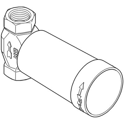 Grohe Unterputz-Ventil-Unterteil vormontiert Oberteil 1/2" Gewindeanschluss 1/2", DN 15 Bild 4