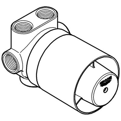 Grohe 5-Wege-Umstellung UP-Einbaukörper, DN 15 Bild 4