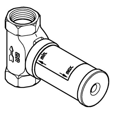 Grohe Unterputz-Ventil-Unterteil 29805_2 vormontiert Oberteil DIN 18534:2017, DN 25 Bild 3
