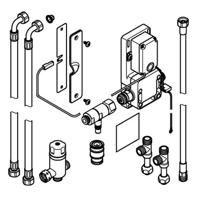 Grohe Umrüstset Foot Control zur Fuss-Aktivierung von SPT-Batterien Bild 3