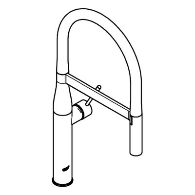 Grohe EH-Spültischbatterie Essence 30503, mit Profibrause, Farbe phantom black Bild 4