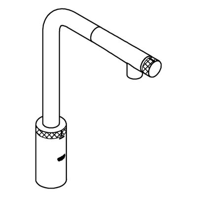 Grohe SPT-Batterie Minta Smart Control 31613 L-Ausladung azb Spülbrause, 84 mm, Farbe warm sunset Bild 4