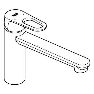 Grohe EH-Spültischbatterie BauFlow mittelhoher Auslauf, Farbe chrom Bild 4