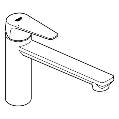 Grohe EH-Spültischbatterie Baüdge mittelhoher Auslauf, Farbe chrom Bild 4