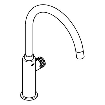 Grohe EH-SPT-Batterie Blue Pure Mono C-Auslauf, 60 mm, Farbe chrom Bild 4