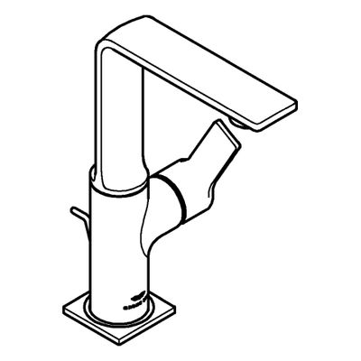 Grohe EH-WT-Batterie Allure 32146_1 L-Size, Farbe chrom Bild 4