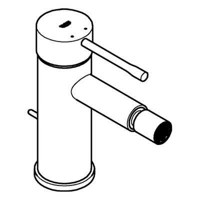 Grohe Einhand-Bidetbatterie Essence 32935_1 nickel gebürstet, 70 mm, Farbe nickel Bild 4